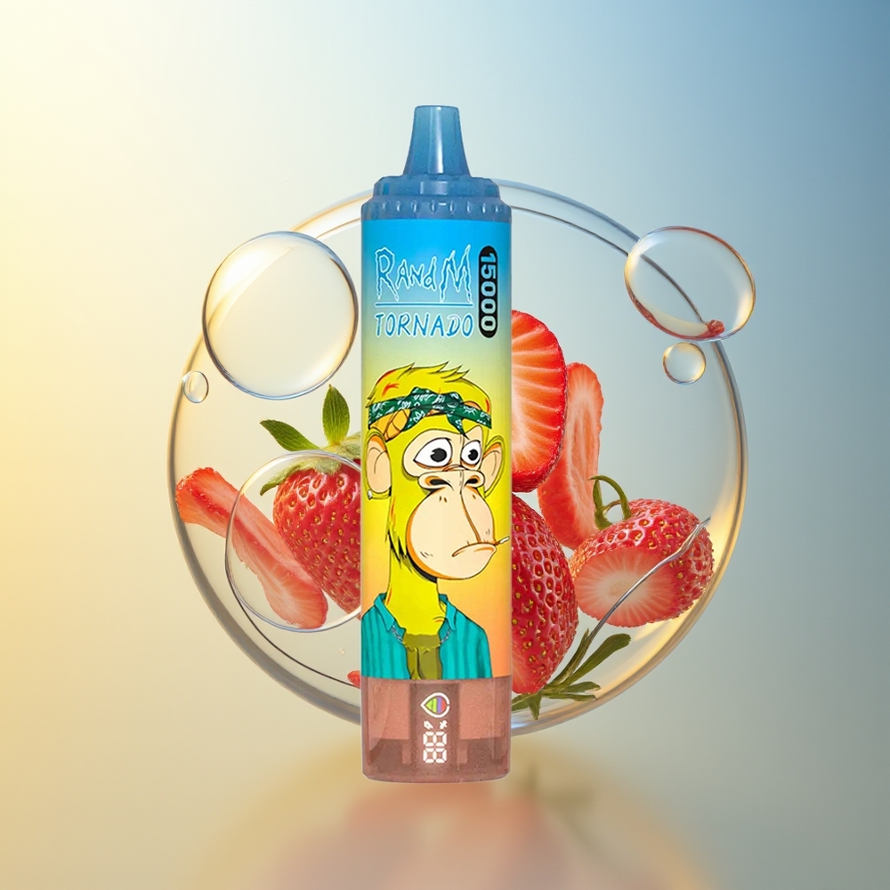RandM Fumot Tornado 15000 Puff Fragola 25ml LCD