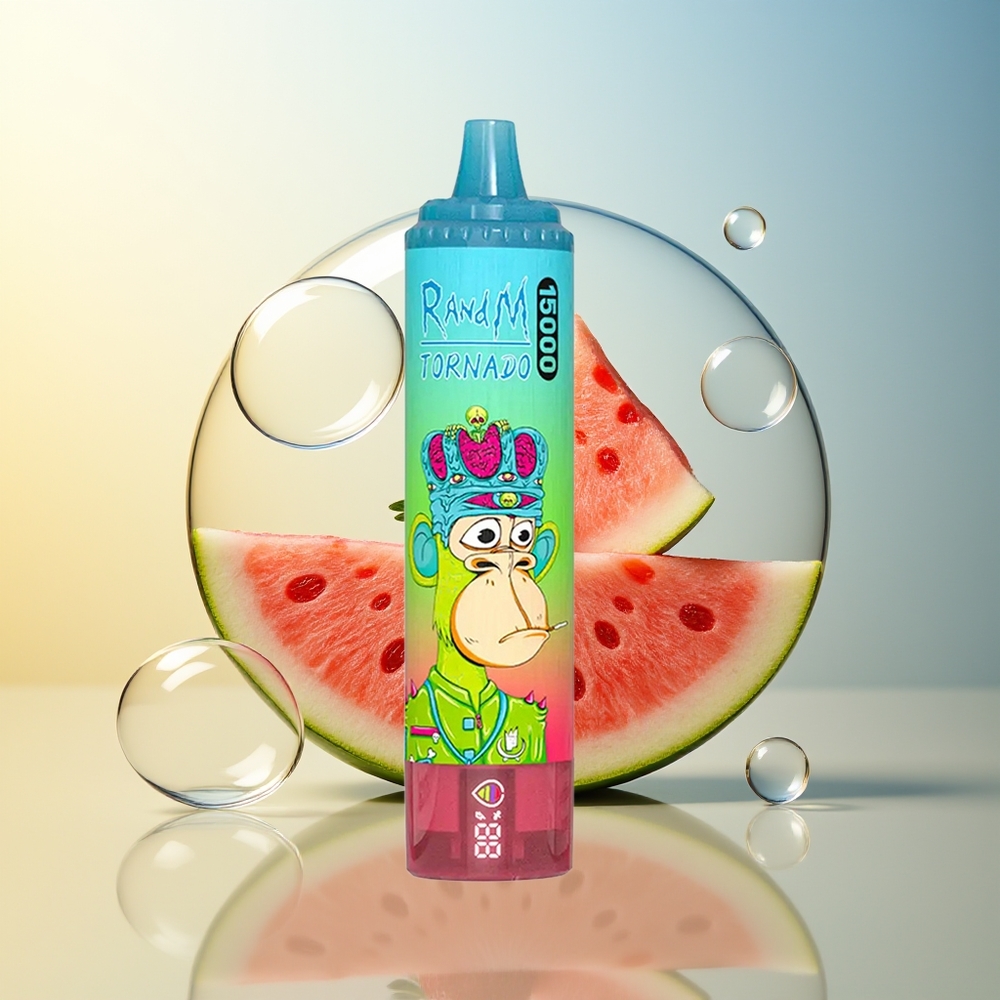 RandM Fumot Tornado 15000 Puff Fragola Anguria 25ml LCD
