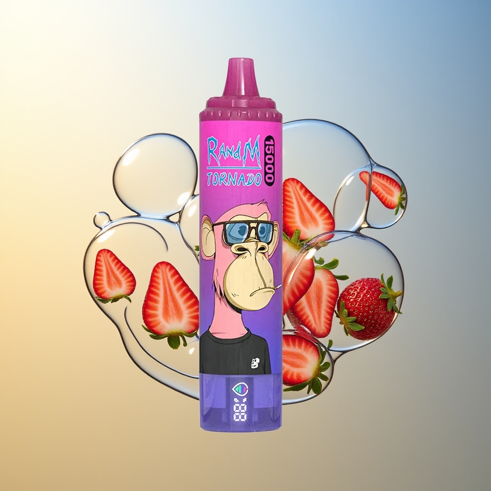 RandM Fumot Tornado 15000 Puff Fragola Uva 25ml LCD