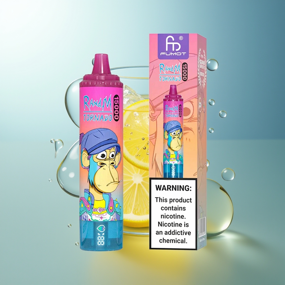RandM Fumot Tornado 15000 Puff Limonata 25ml LCD