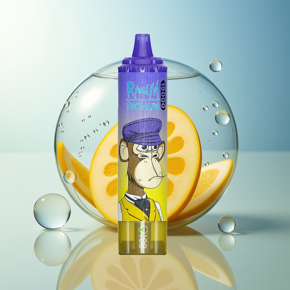 RandM Fumot Tornado 15000 Puff Mango Sul Ghiaccio LCD Ricaricabile