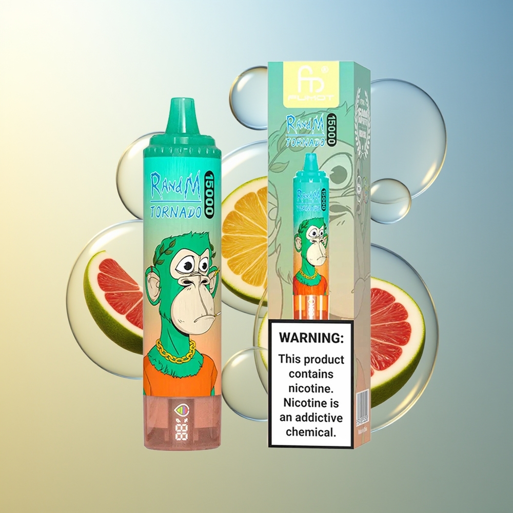 RandM Fumot Tornado 15000 Puff Triple Berry 25ml Ricaricabile USB Type-C