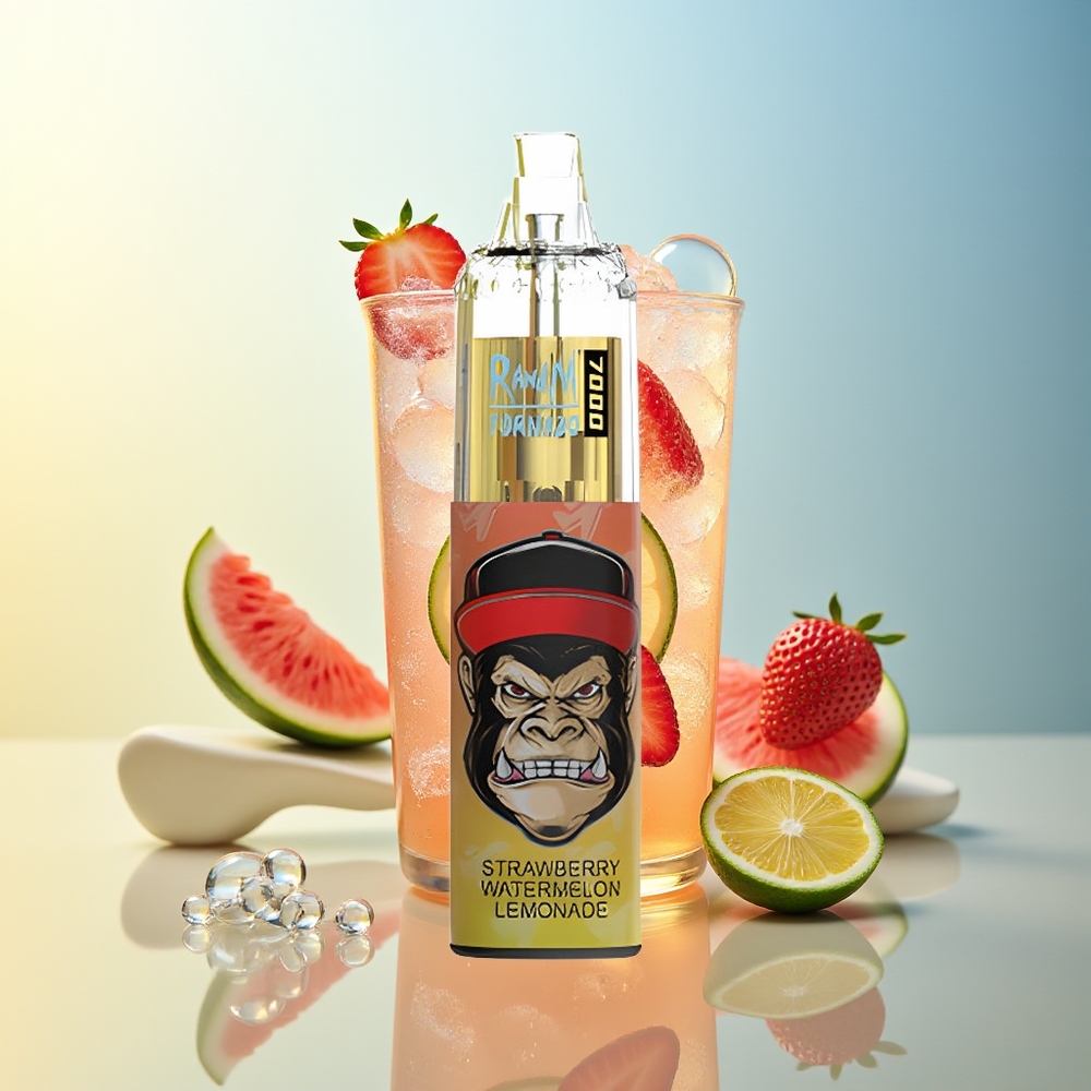 RandM Fumot Tornado 7000 Fragola Anguria Limonata 14ML Mesh Coil