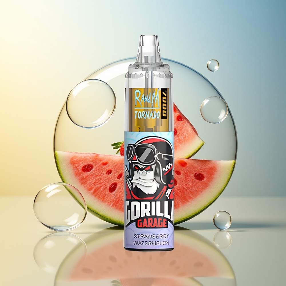 RandM Fumot Tornado 7000 Puff Fragola Anguria 14ML Mesh Coil