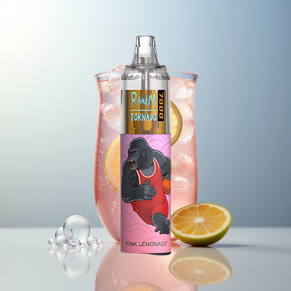 RandM Fumot Tornado 7000 Puffi Limonata Rosa 14ML Mesh