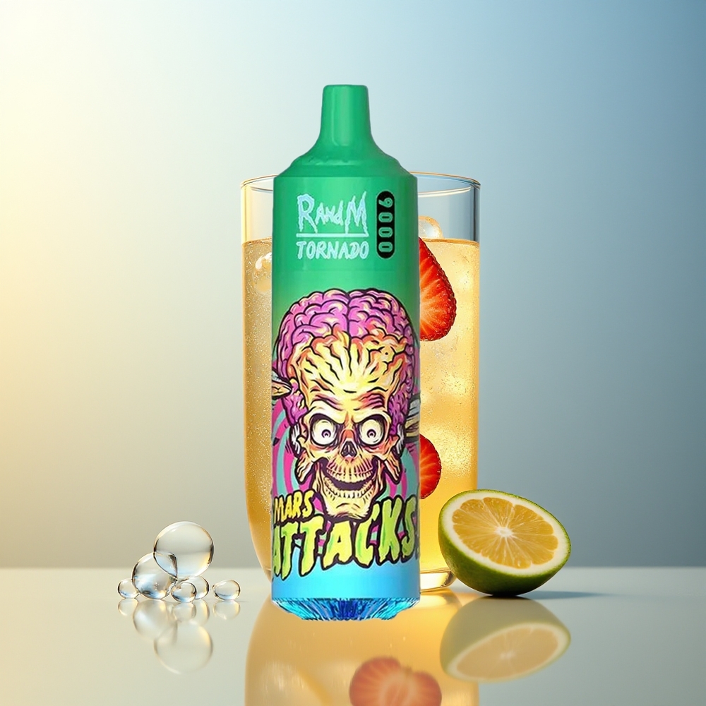 RandM Fumot Tornado 9000 Puff Fragola Limonata Display RGB
