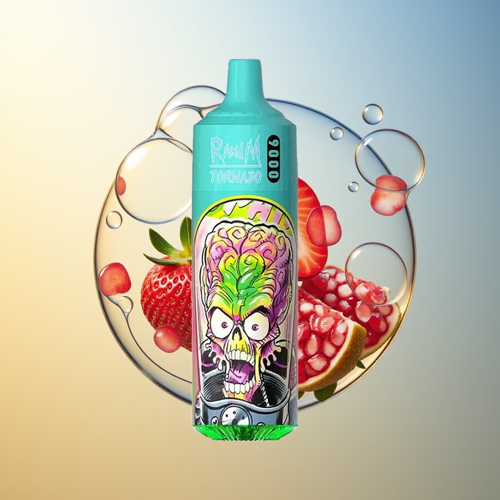 RandM Fumot Tornado 9000 Puff Fragola Melograno Display RGB