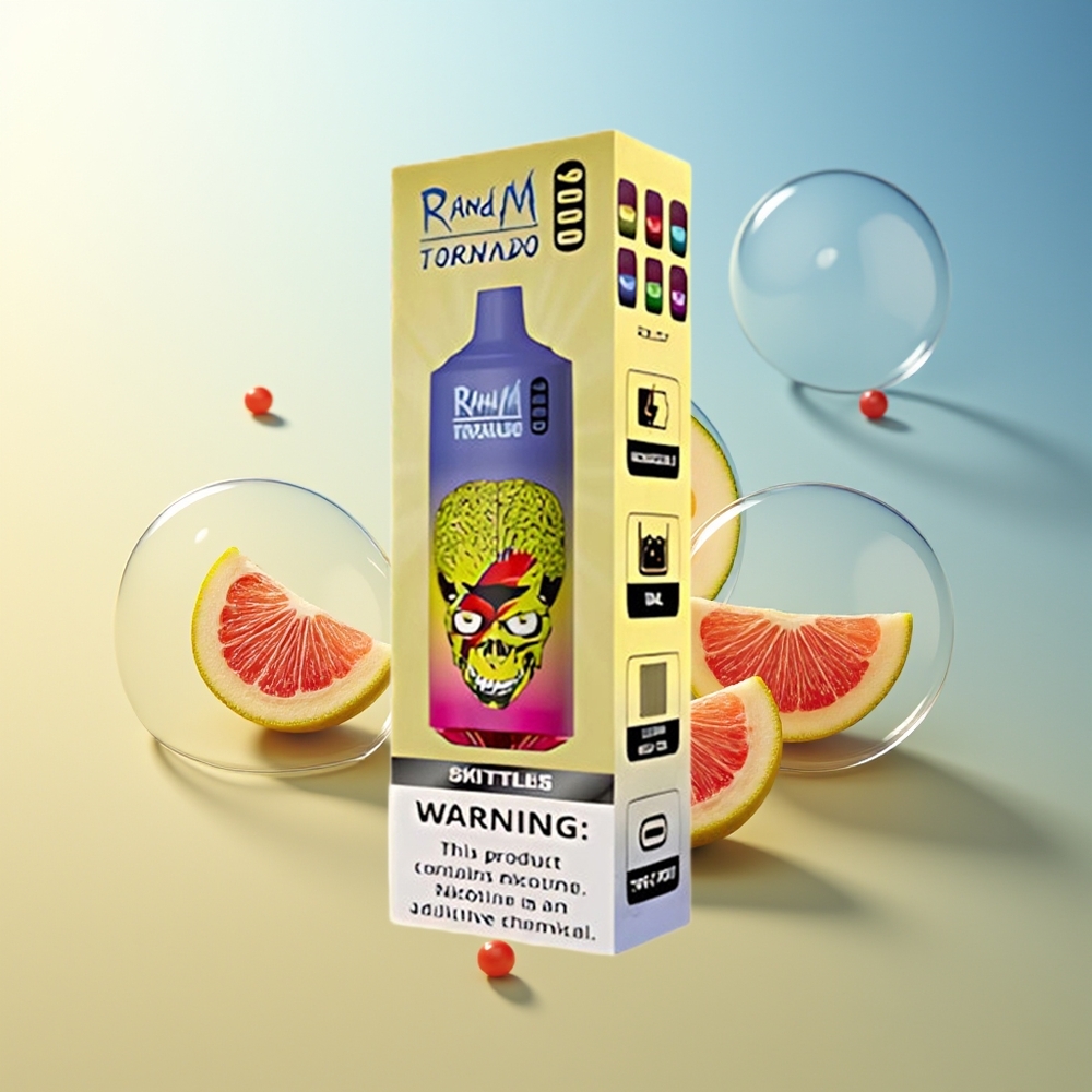 RandM Fumot Tornado 9000 Puff Gusto Arcobaleno con Display RGB