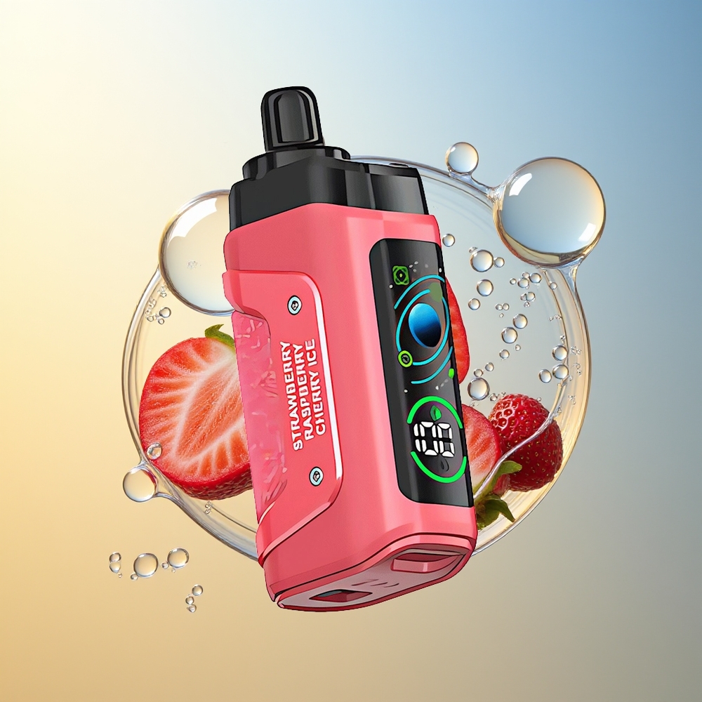 Razz Bar 45000 Puff Fragola Ciliegia Ghiaccio 1.0 Ohm Mesh Ricaricabile