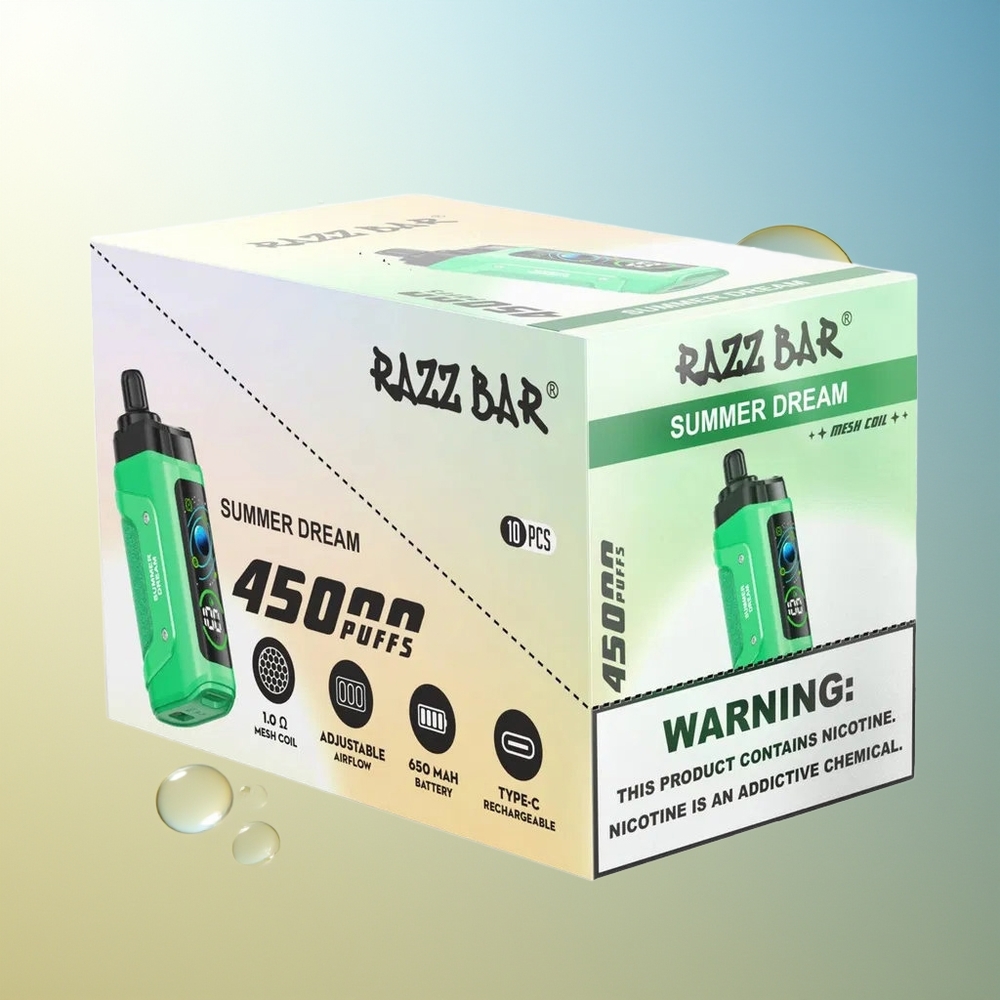 Razz Bar 45000 Puff Sogno d\'Estate 1.0 Ohm Mesh