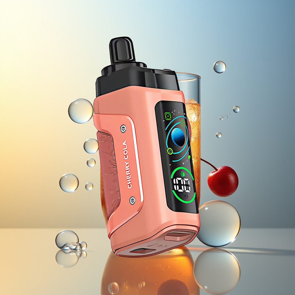 Razz Bar 45000 Puff Vape Dispositivo Ciliegia Cola Mesh Coil 20 mg/ml