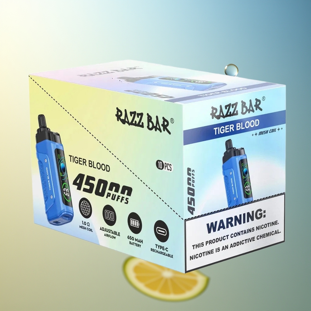 Razz Bar 45000 Tiger Blood 1.0 Ohm Mesh Coil