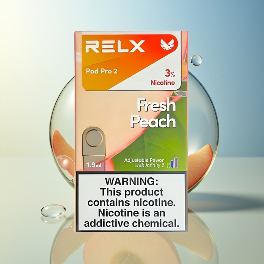 RELX Pod Pro 2 600 Bocche Pesca Fresca 1.9ml 3 Modalità