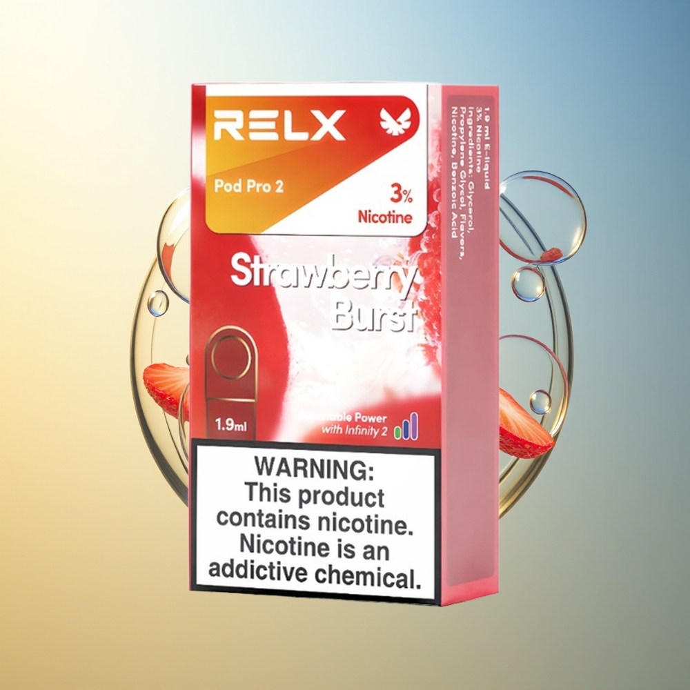 RELX Pod Pro 2 600 Fragola Scoppio 1.9ml 3 Modalità