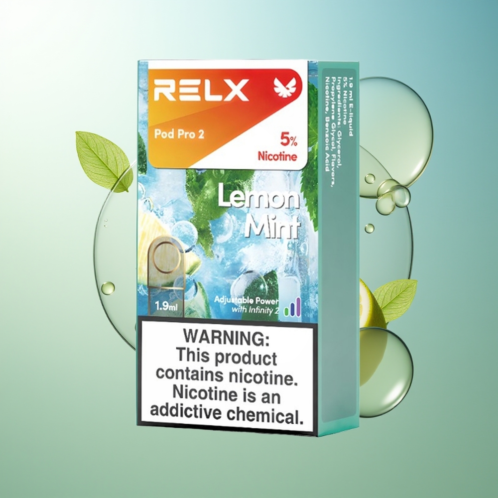 RELX Pod Pro 2 600 Limone Menta 1.9ml 3 Modalità