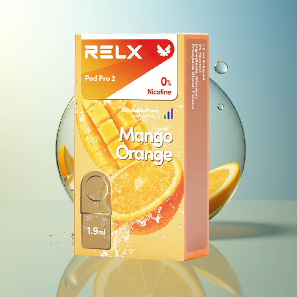 RELX Pod Pro 2 600 Mango Arancia 1,9ml 3 Modalità