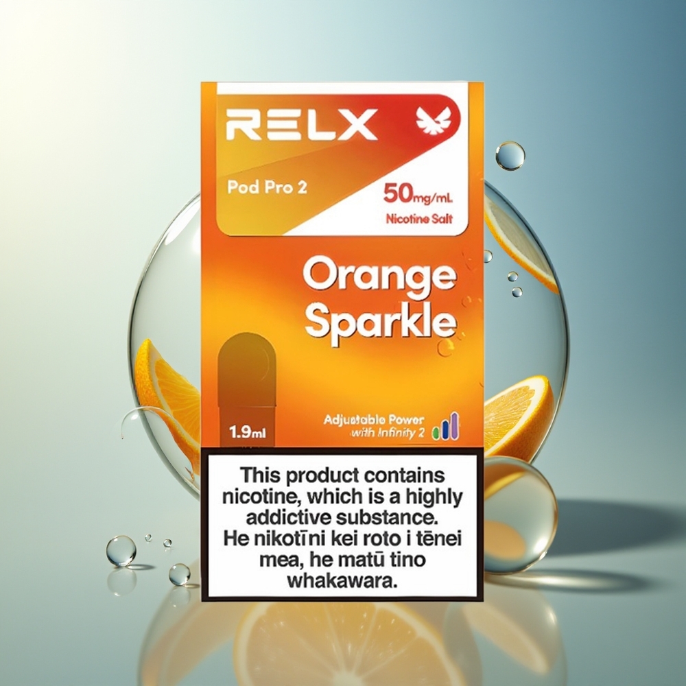 RELX Pod Pro 2 600 Puff Arancione Scintillante 1.9ml