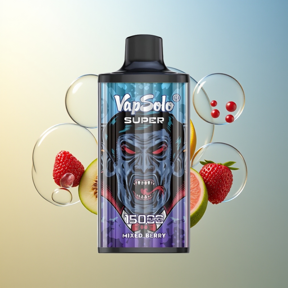 Vapsolo Super 15000 Puff Frutti di Bosco 40ml 850mah
