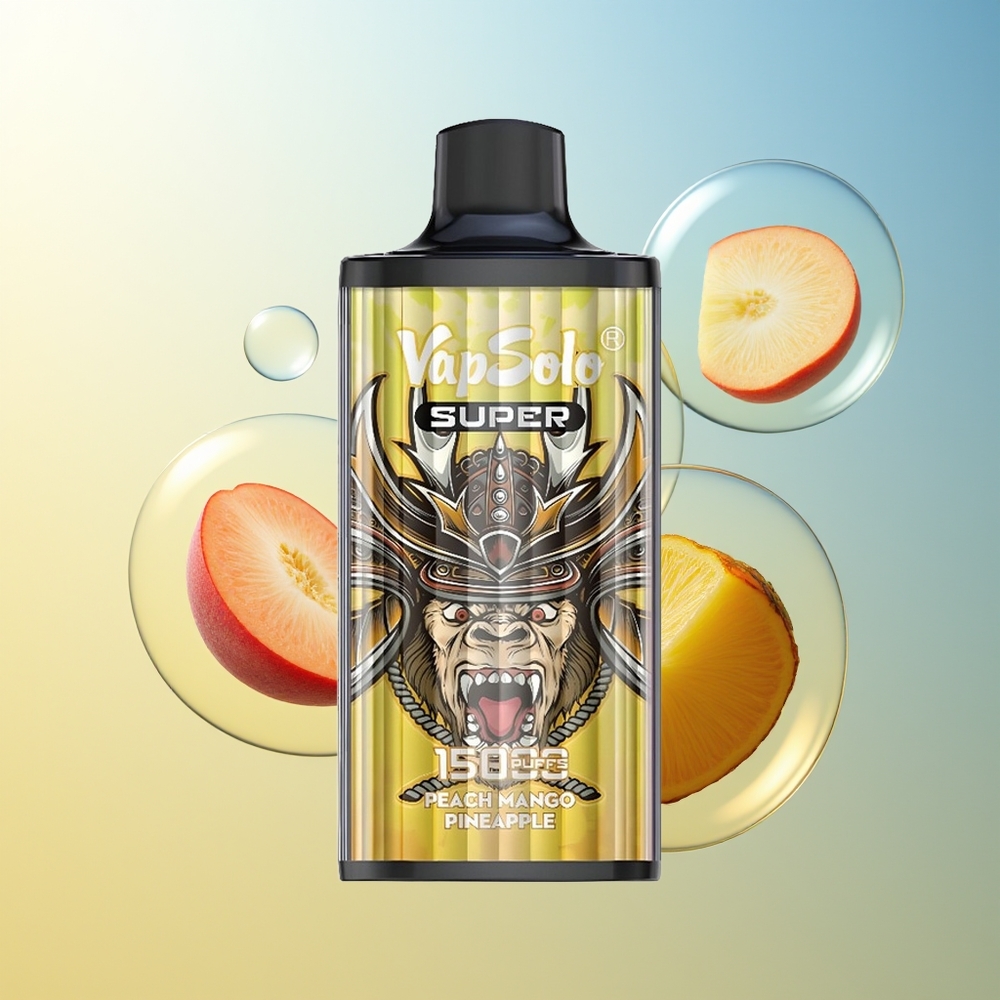 Vapsolo Super 15000 Puff Pesca Mango Ananas 40ml 850mah Mesh Coil