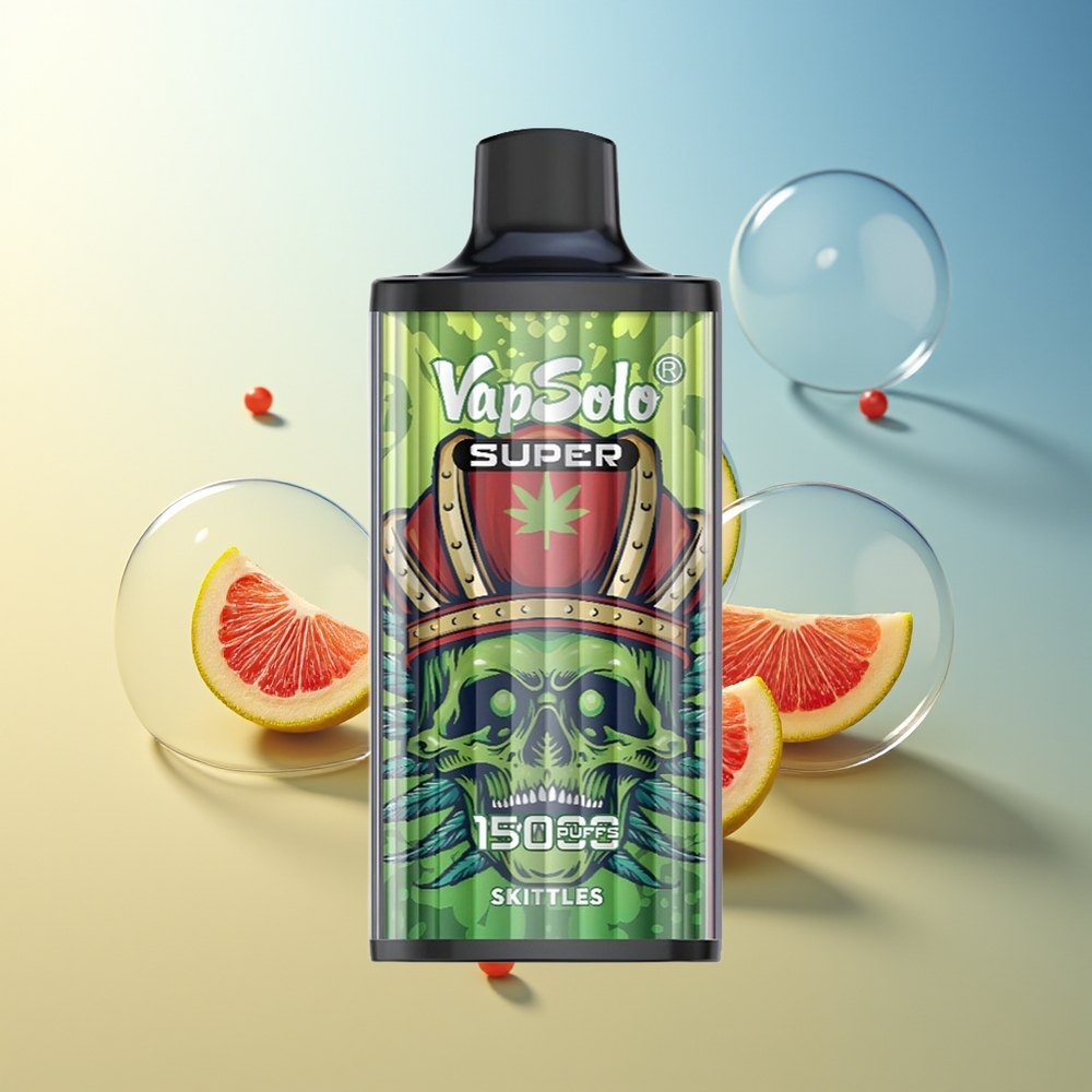 Vapsolo Super 15000 Puff Skittles 40ml Mesh Coil