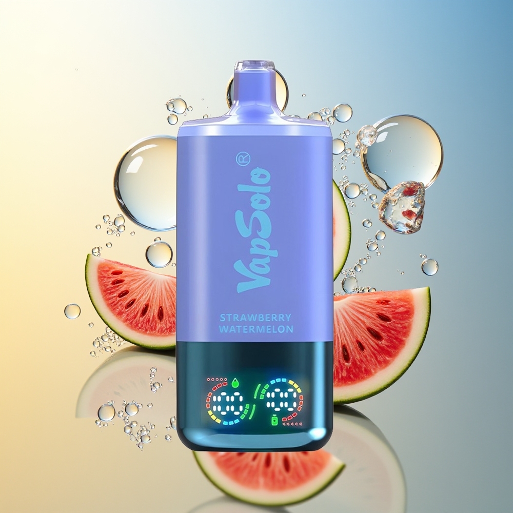 VapSolo Triple 30000 Puff Fragola Anguria & Mirtillo Ghiaccio Tipo-C 40ml