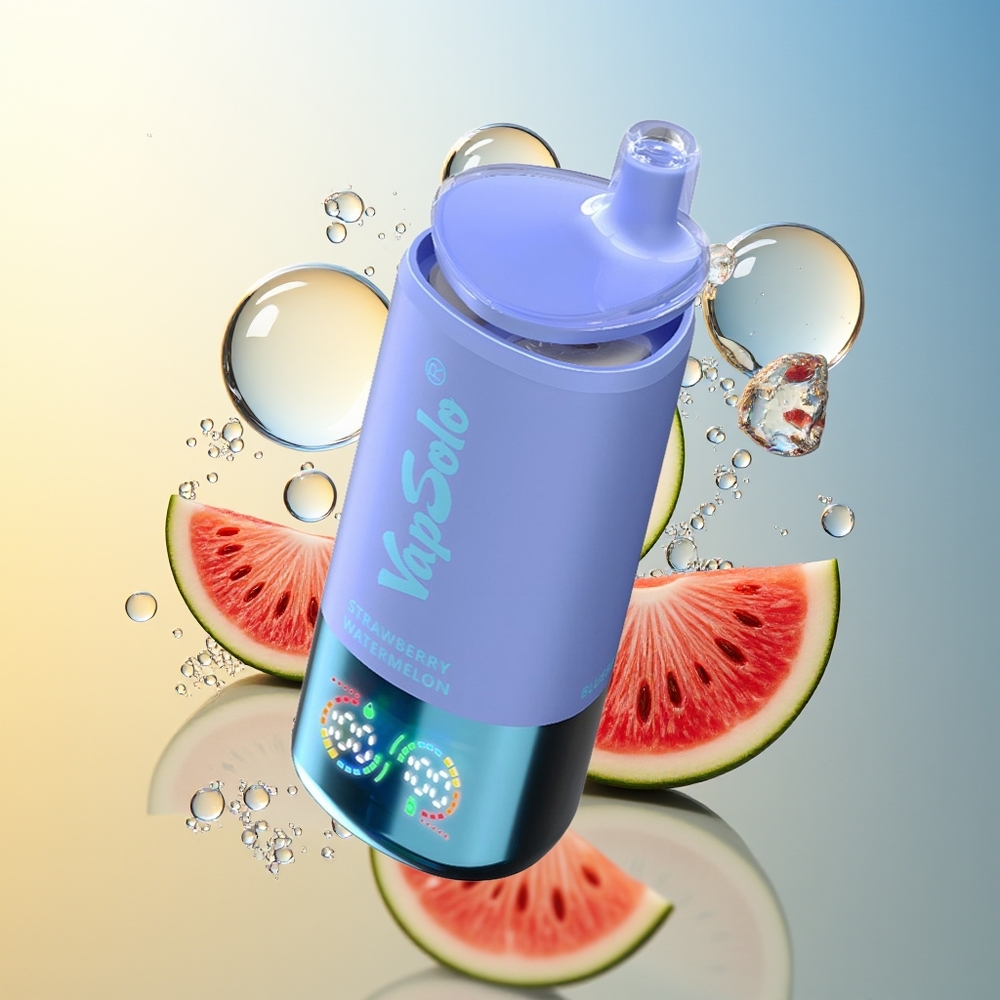 VapSolo Triple 30000 Puff Fragola Anguria & Mirtillo Ghiaccio Tipo-C 40ml