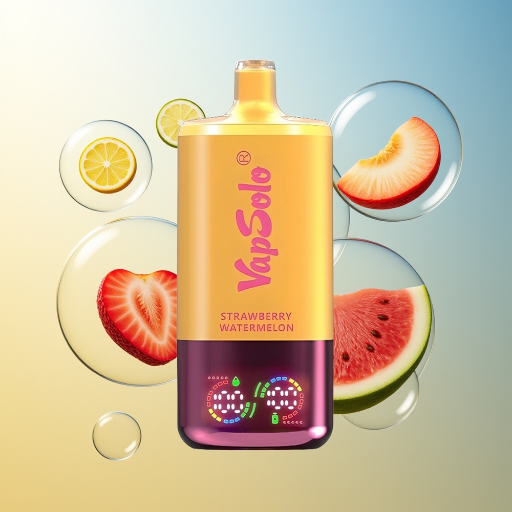 VapSolo Triple 30000 Puff Fragola Anguria & Pesca Limone 40ml