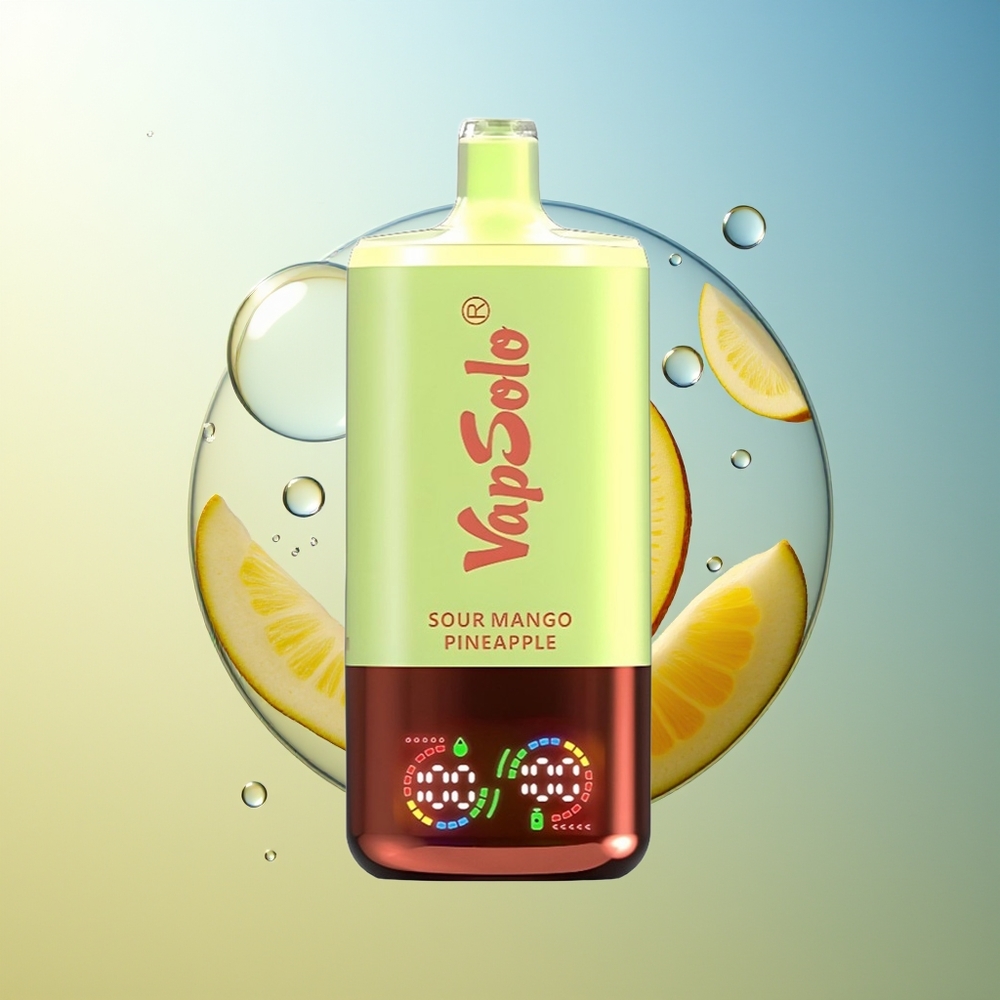 VapSolo Triple 30000 Puff Mango Ananas Aspro Porta Tipo-C