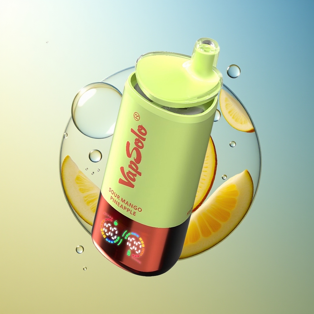VapSolo Triple 30000 Puff Mango Ananas Aspro Porta Tipo-C