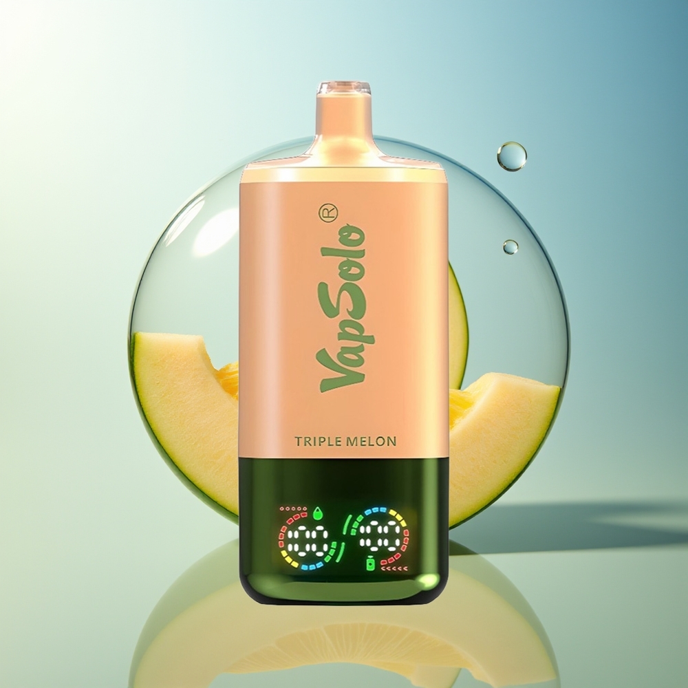 VapSolo Triple 30000 Puff Triple Melone 40ml Tipo-C