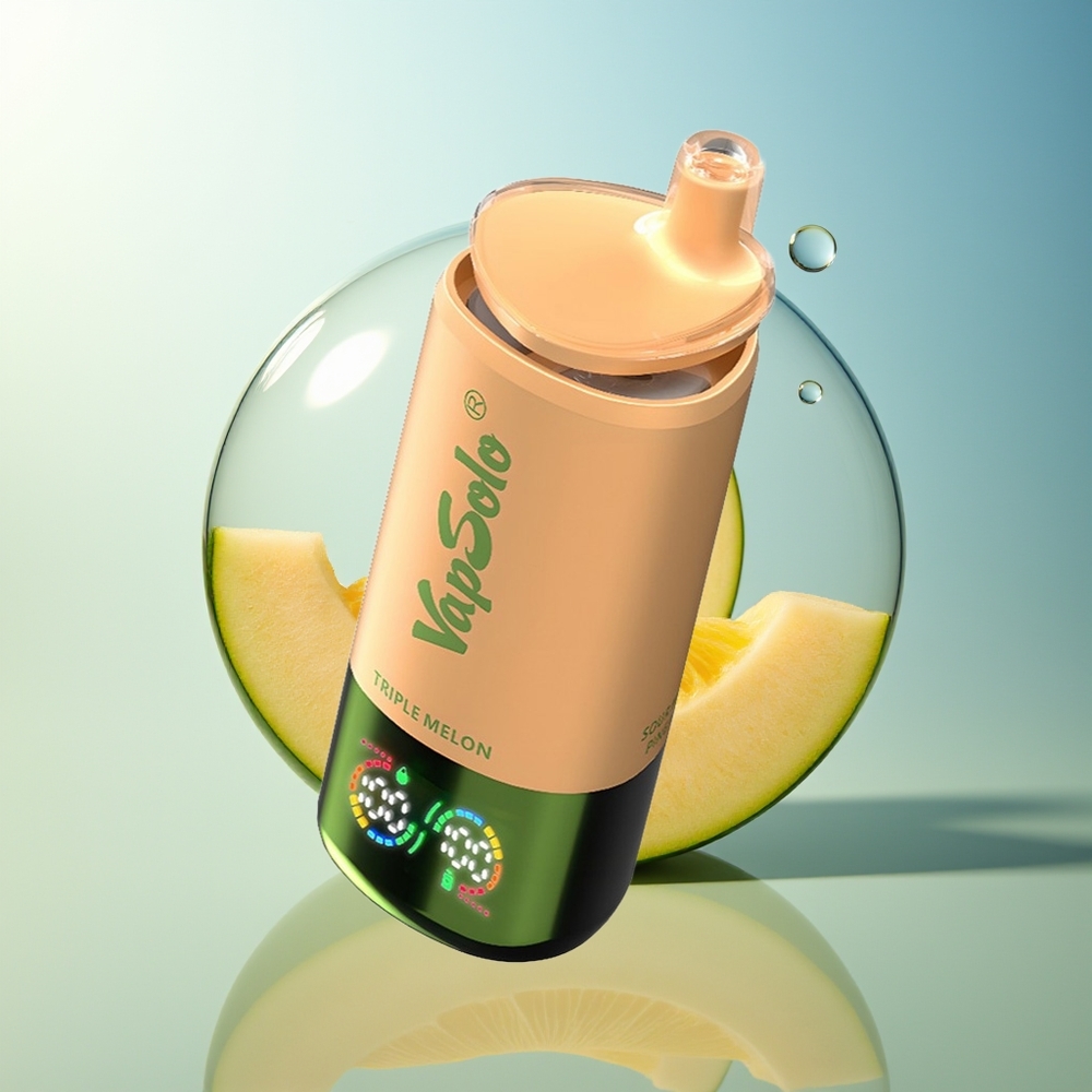 VapSolo Triple 30000 Puff Triple Melone 40ml Tipo-C