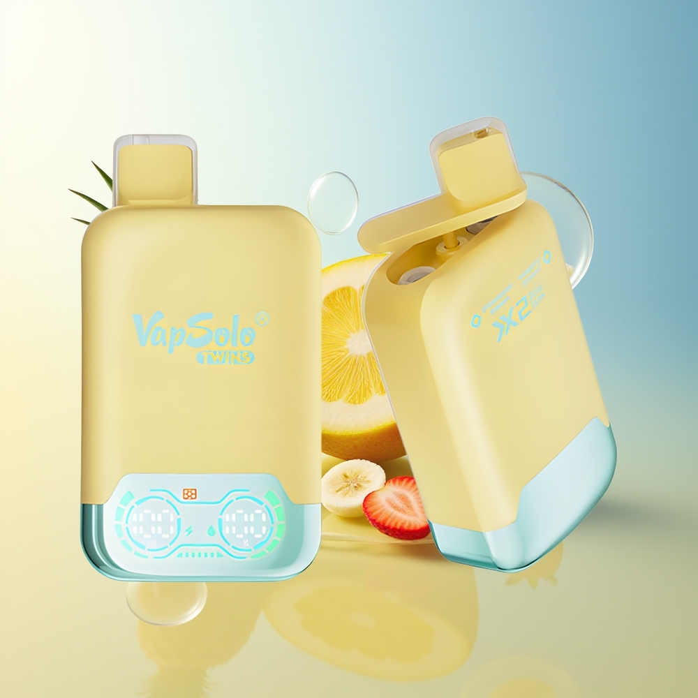 Vapsolo Twins 20000 Puff Ananas Cocco & Fragola Banana 40ml Type-C