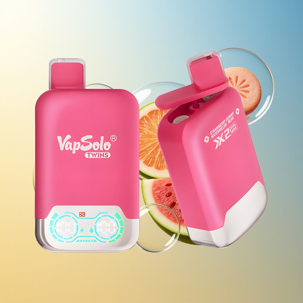 Vapsolo Twins 20000 Puff Fragola Anguria & Orsetti Gommosi 40ml Type-C