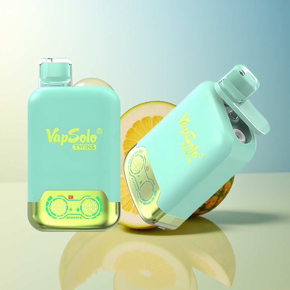 Vapsolo Twins 20000 Puff Melone Triplo & Ananas Cocco Doppio Serbatoio Type-C