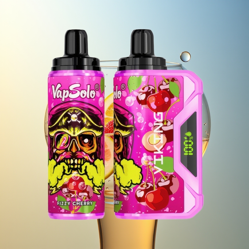 VapSolo VIKING 12000 Puff Ciliegia Frizzante 22ml Type-C