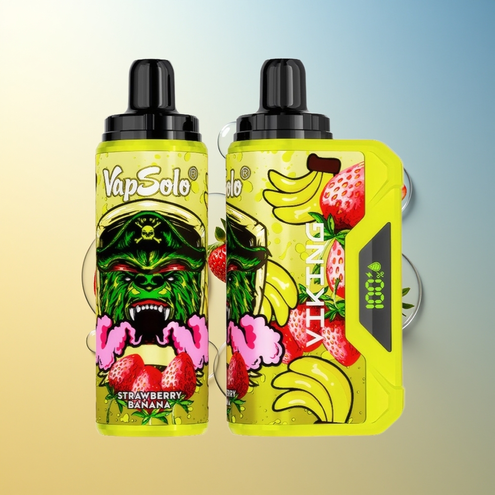 VapSolo VIKING 12000 Puff Fragola Banana 22ml Type-C