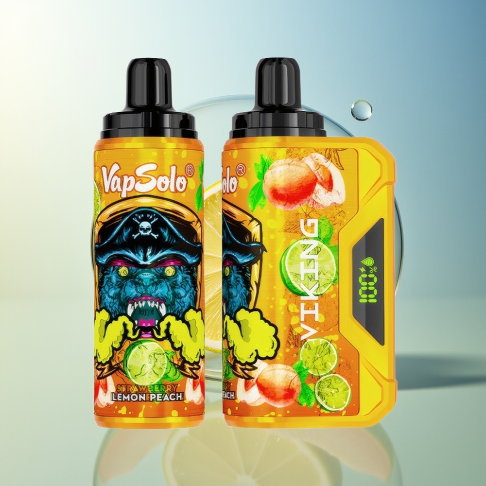 VapSolo VIKING 12000 Puff Limone Pesca 22ml Tipo-C