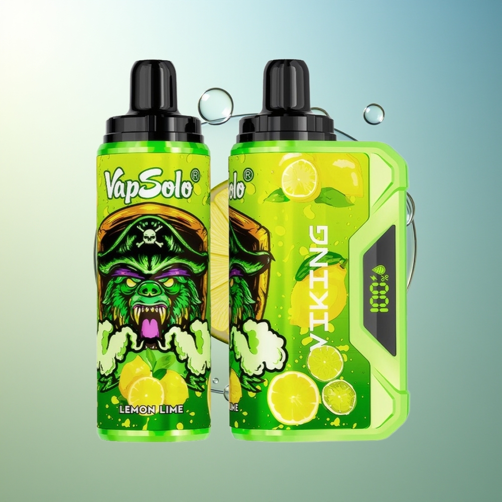VapSolo VIKING 12000 Puff Limone e Lime 22ml Type-C