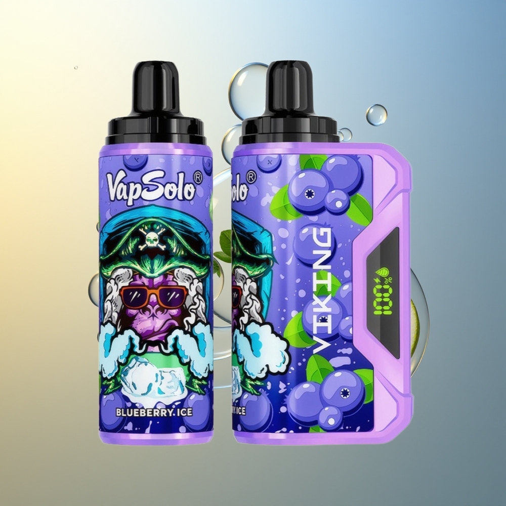 VapSolo VIKING 12000 Puff Mirtillo Display LED