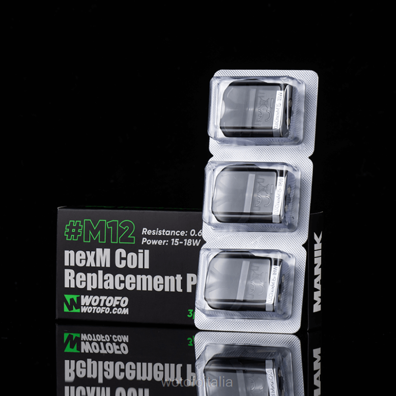 Wotofo MANIK mini capsula sostitutiva Bobina parallela m11 incorporata 3 pezzi RDB6V57 Wotofo Flavors